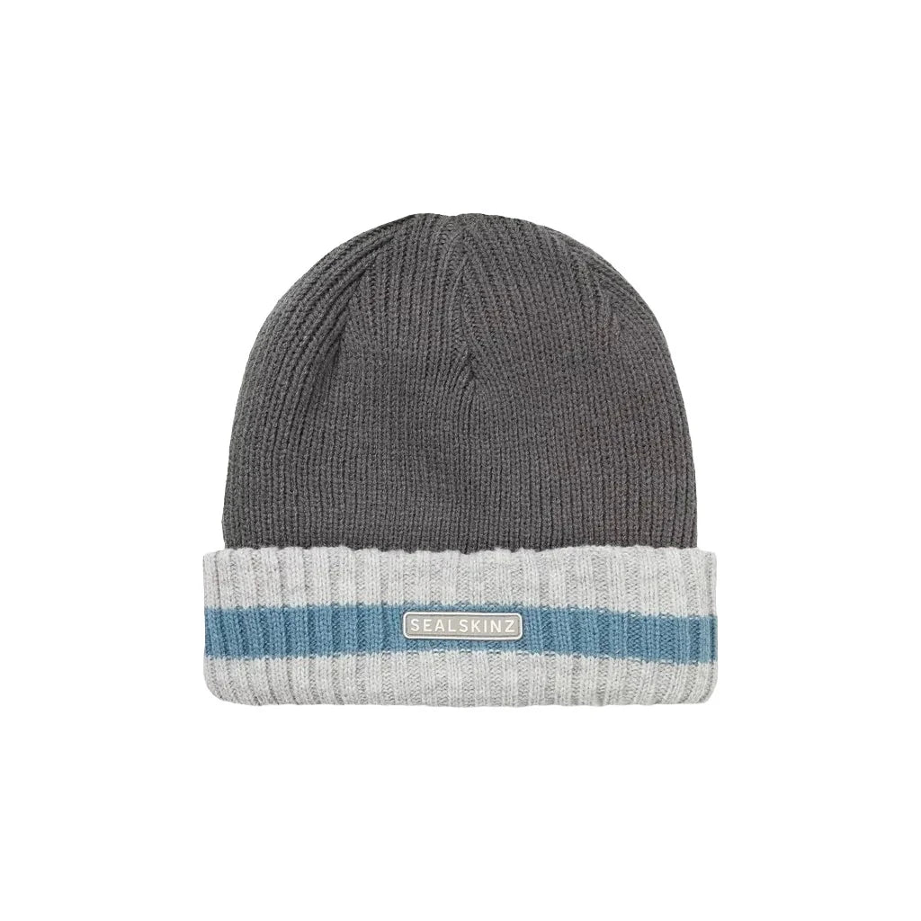 Sealskinz Holkham Waterproof Cold Weather Stripe Roll Cuff Beanie MenAlive & Dirty 