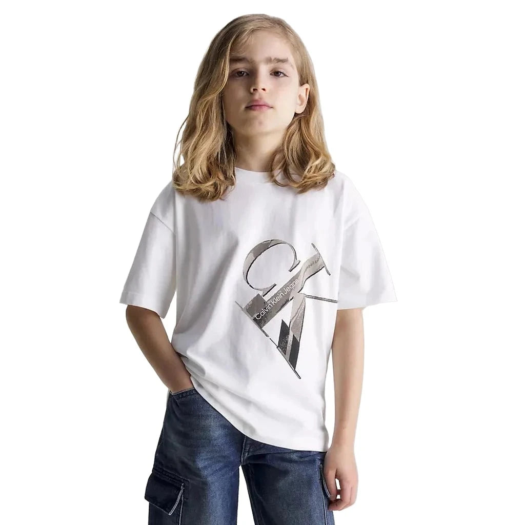 Calvin Klein Hyper Real Mono T-Shirt InfantAlive & Dirty 