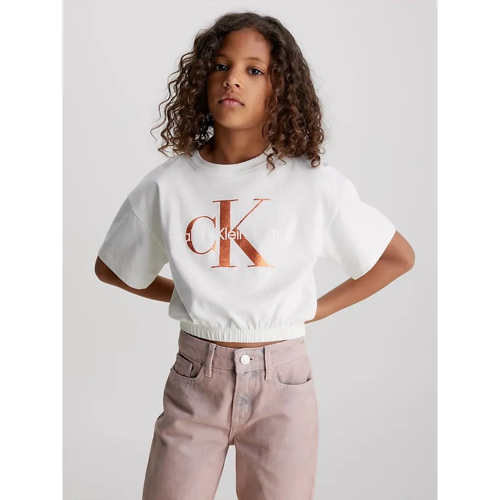 Calvin Klein Bronze Mono T-Shirt InfantAlive & Dirty 