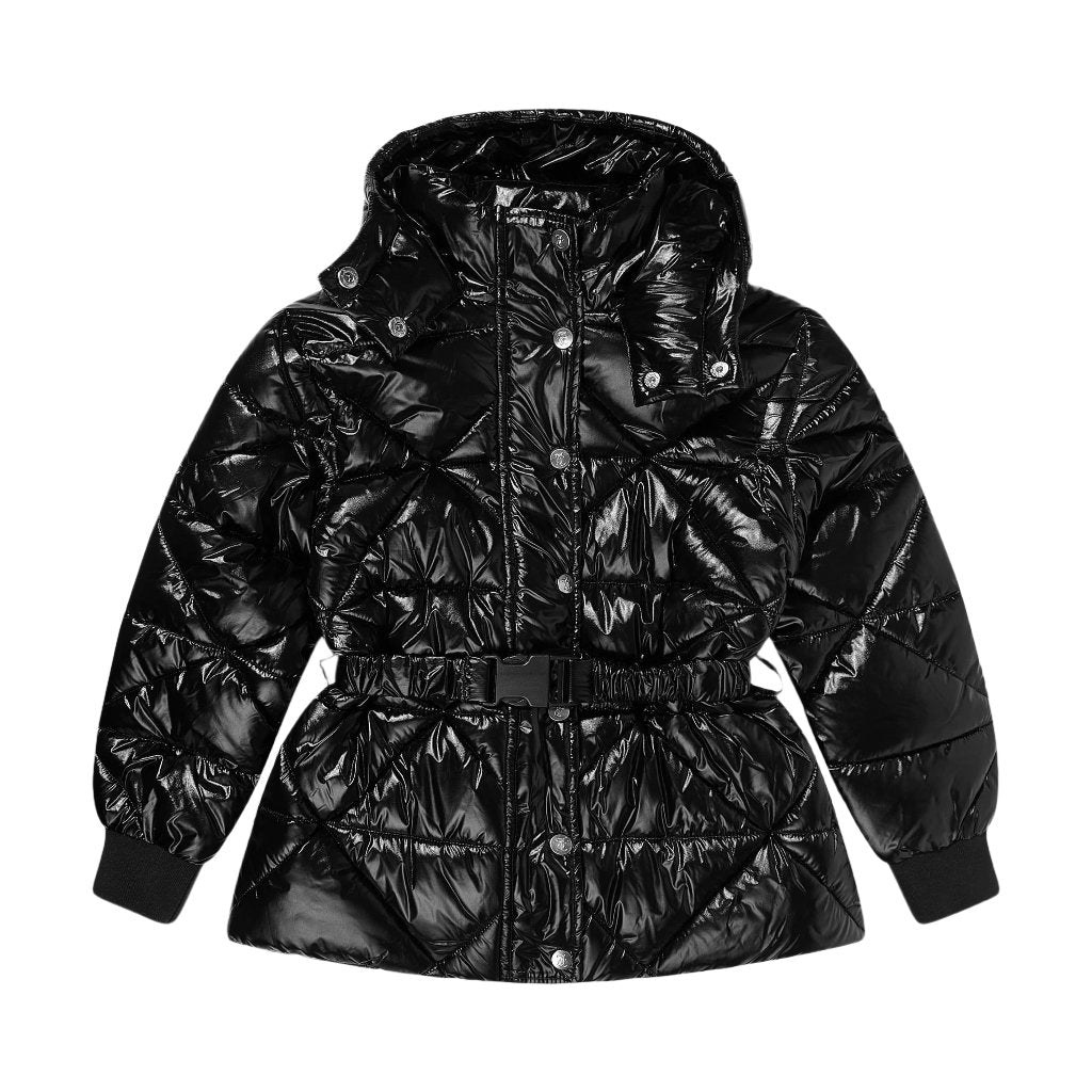 Juicy Couture High Shine Belted Puffa Jacket JuniorAlive & Dirty 