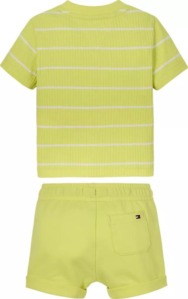 Tommy Hilfiger Striped T-Shirt/Short Set BabyAlive & Dirty 