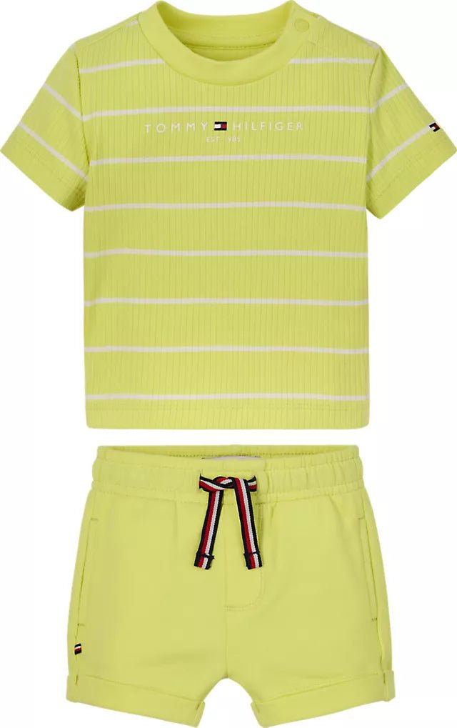 Tommy Hilfiger Striped T-Shirt/Short Set BabyAlive & Dirty 