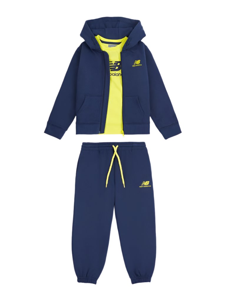 New Balance 3-Piece Full Zip Jogger and Tee Set BabyAlive & Dirty 