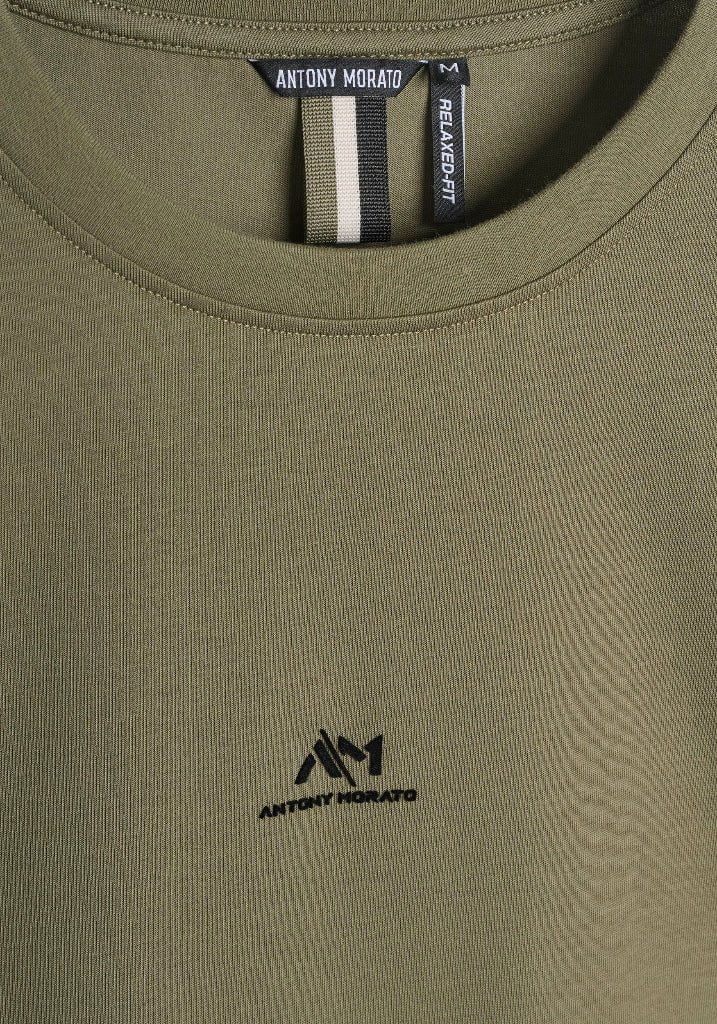 Antony Morato Rubber Flock Logo T-Shirt Men T Shirts Antony Morato