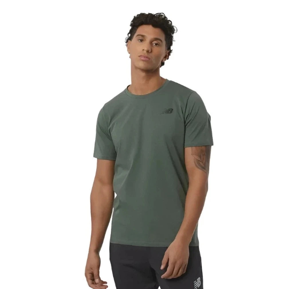 New Balance Essential Heathertech T-Shirt Men T Shirts New Balance