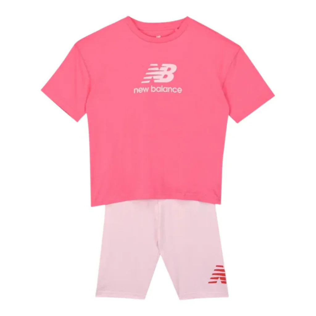 New Balance Stacked Tee/Short Set Baby Outfit Sets New Balance
