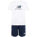 New Balance Stacked Tee/Short Set Infant Outfit Sets New Balance