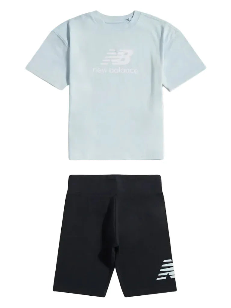 New Balance Stacked Tee/Short Set Infant Outfit Sets New Balance