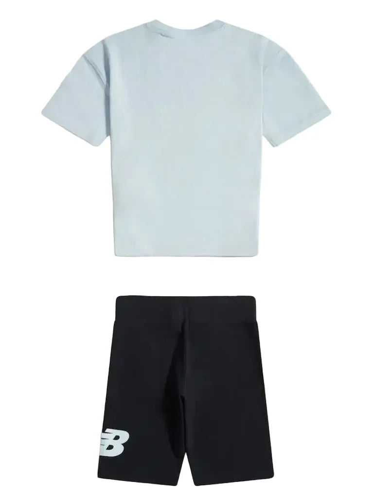 New Balance Stacked Tee/Short Set Infant Outfit Sets New Balance
