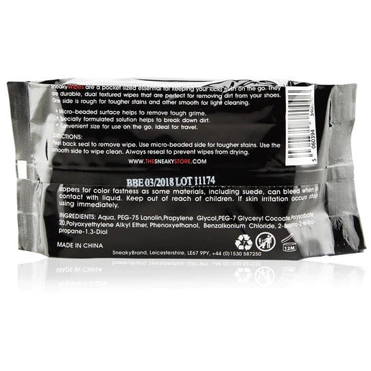 Sneaky Wipes - Shoe and Trainer Cleaning Wipes -  12 PackAlive & Dirty 