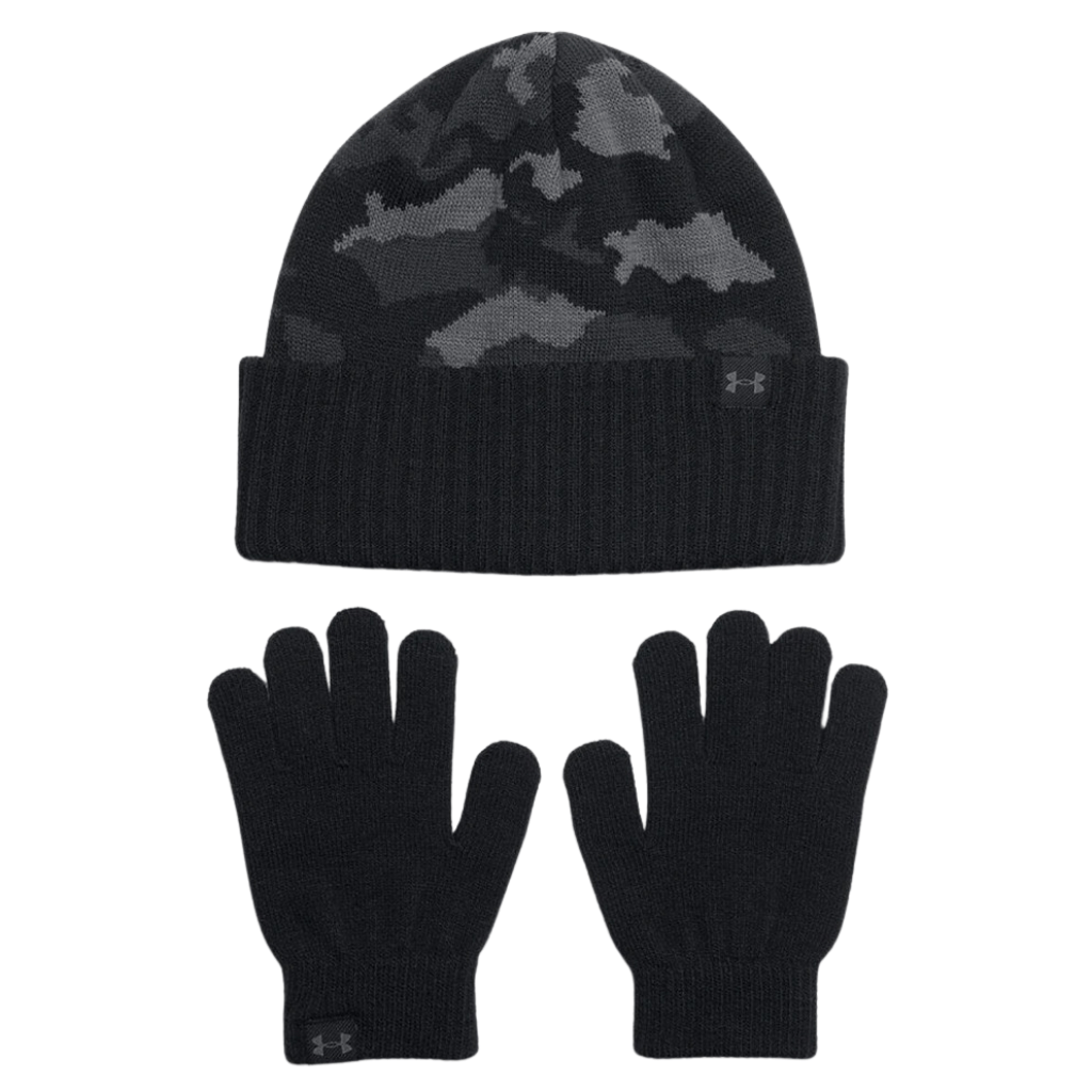 Under Armour Beanie & Glove Set Junior Hats Under Armour