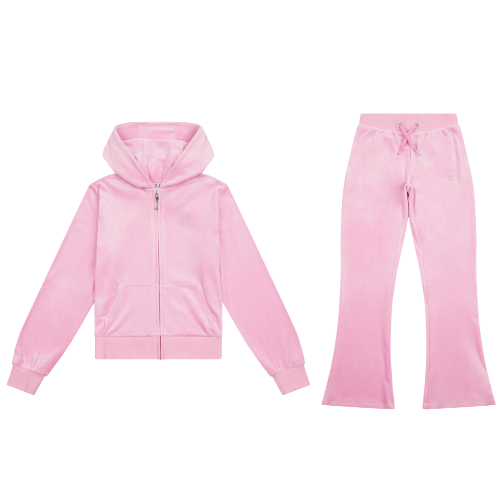 Juicy Couture Diamante Tracksuit Junior Tracksuits Juicy Couture