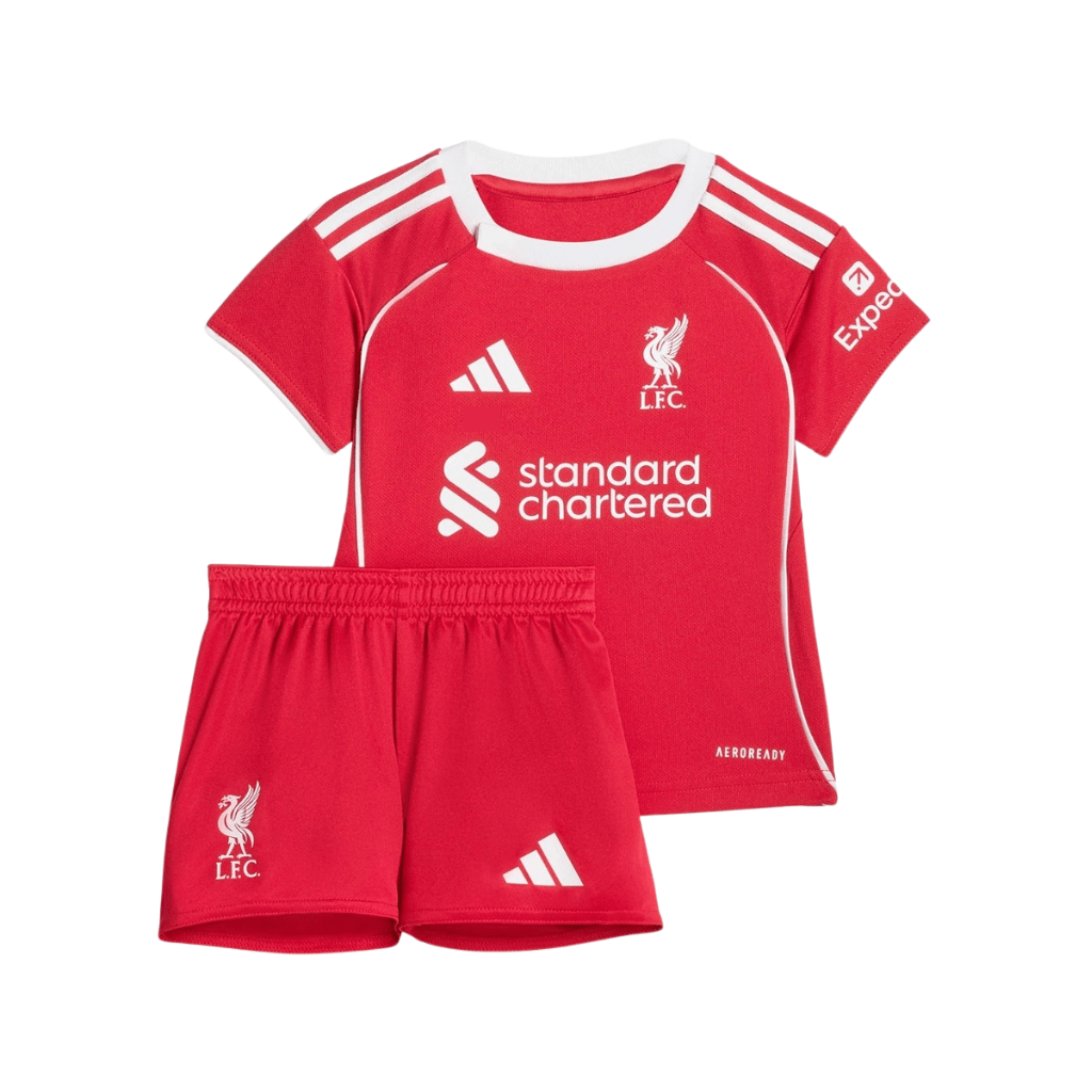 adidas Liverpool FC 25/26 Home Mini Kit Baby Football Kits adidas