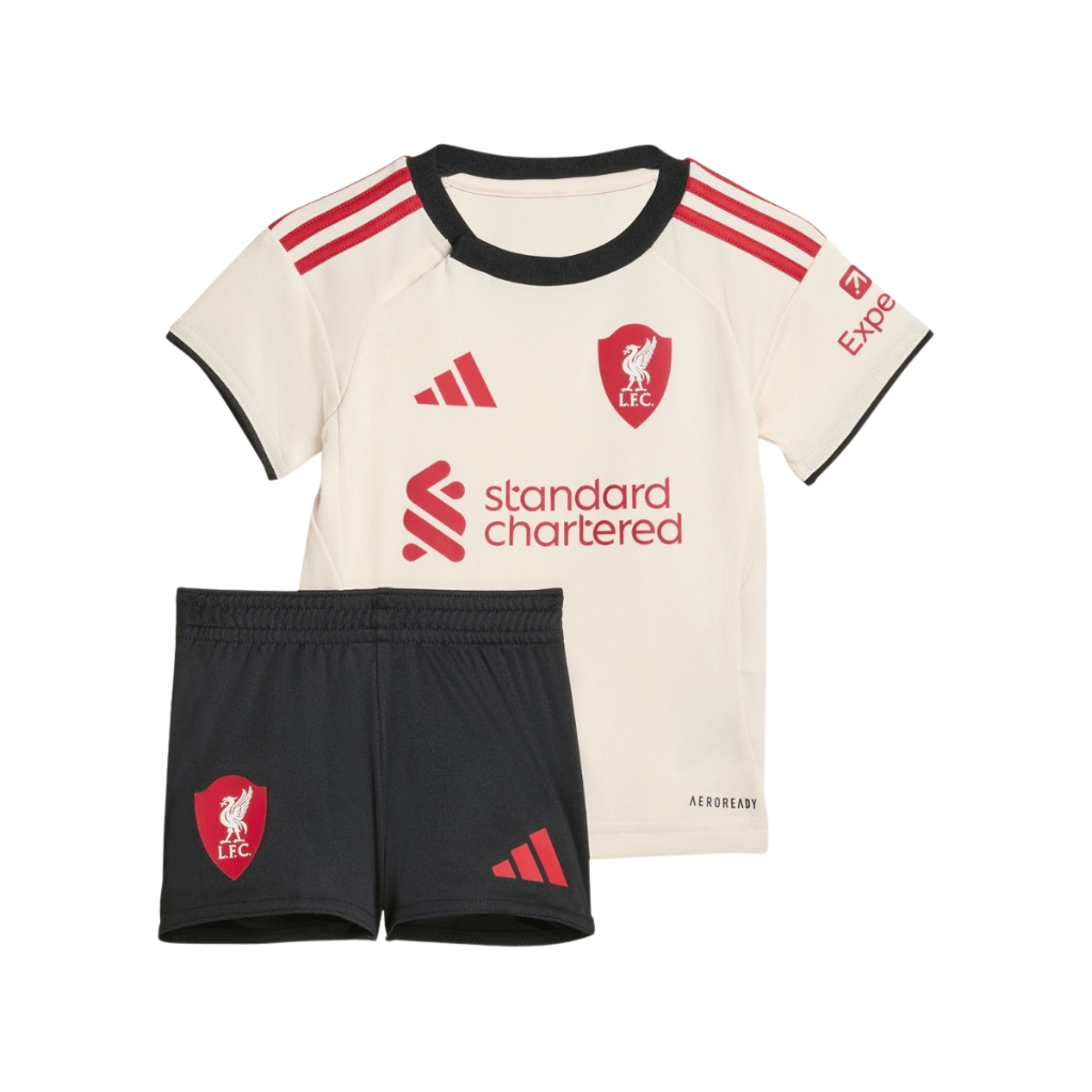 adidas Liverpool FC 25/26 Away Mini Kit Baby Football Kits adidas