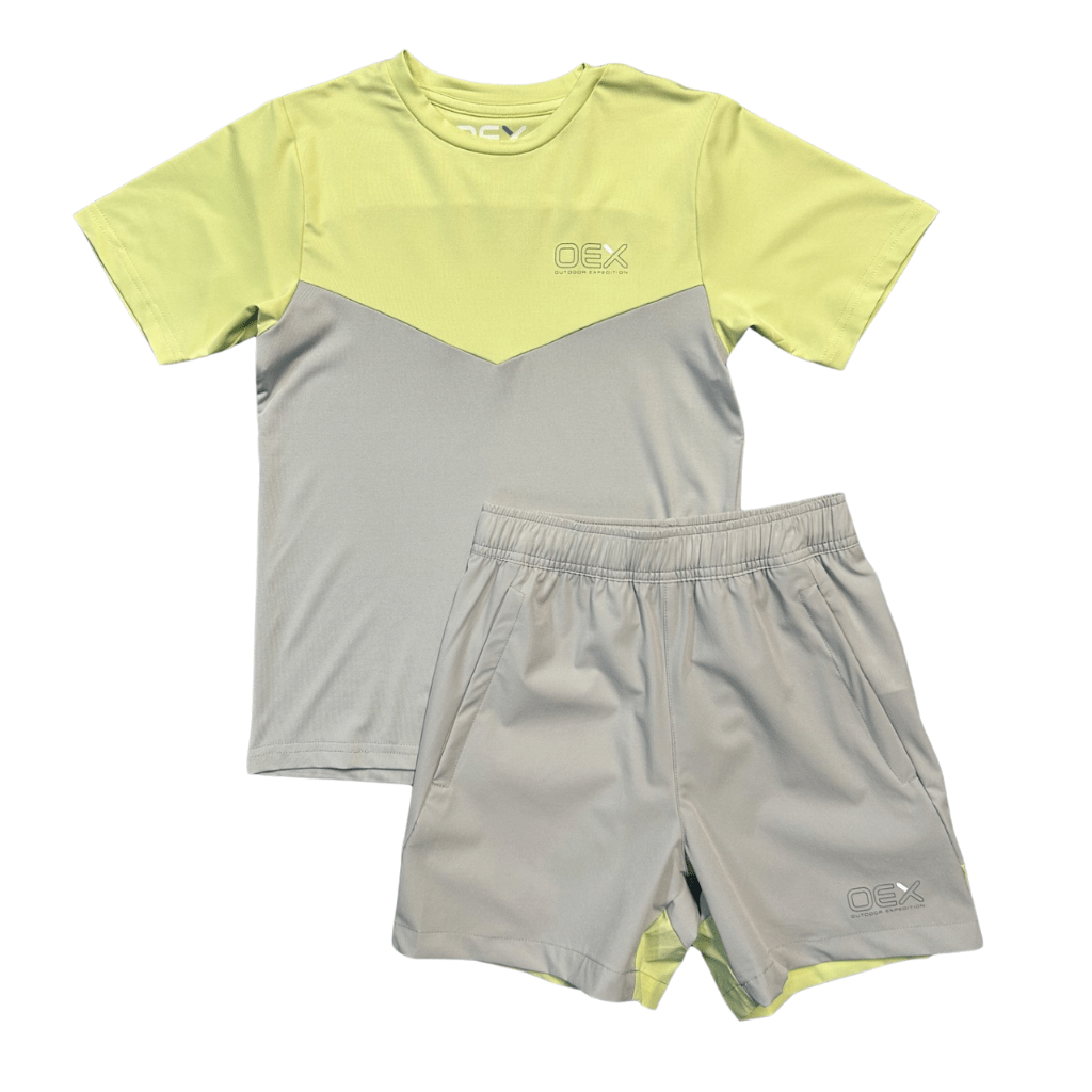 OEX Flynn T-Shirt/Short Set JuniorAlive & Dirty