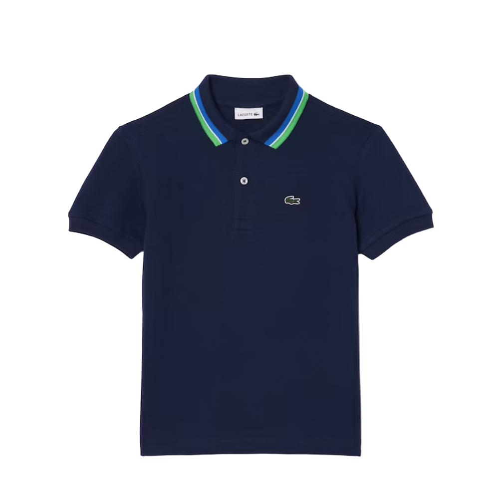 Lacoste Striped Collar Polo InfantAlive & Dirty 