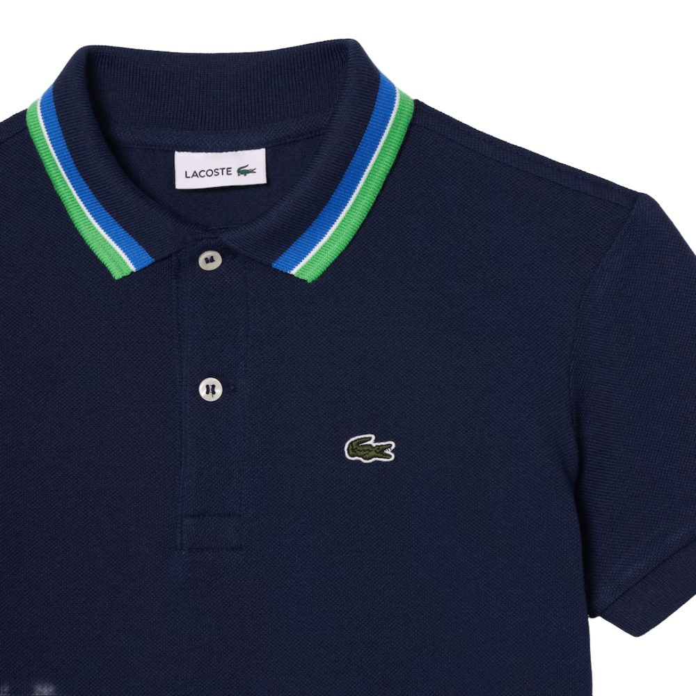 Lacoste Striped Collar Polo InfantAlive & Dirty 