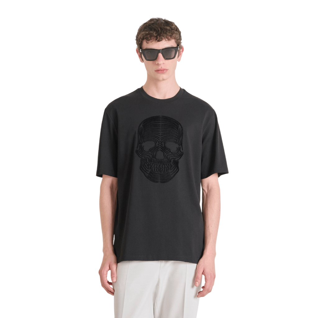 Antony Morato Skull Sponge T-Shirt Men