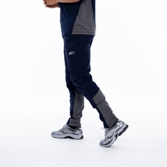 ATX Men's 3 Piece Co Ord Set Navy/Dark Grey Jacket, T-Shirt & Pants