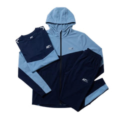 ATX Junior's 3 Piece Co Ord Set Blue/Navy Jacket, T-Shirt & Pant