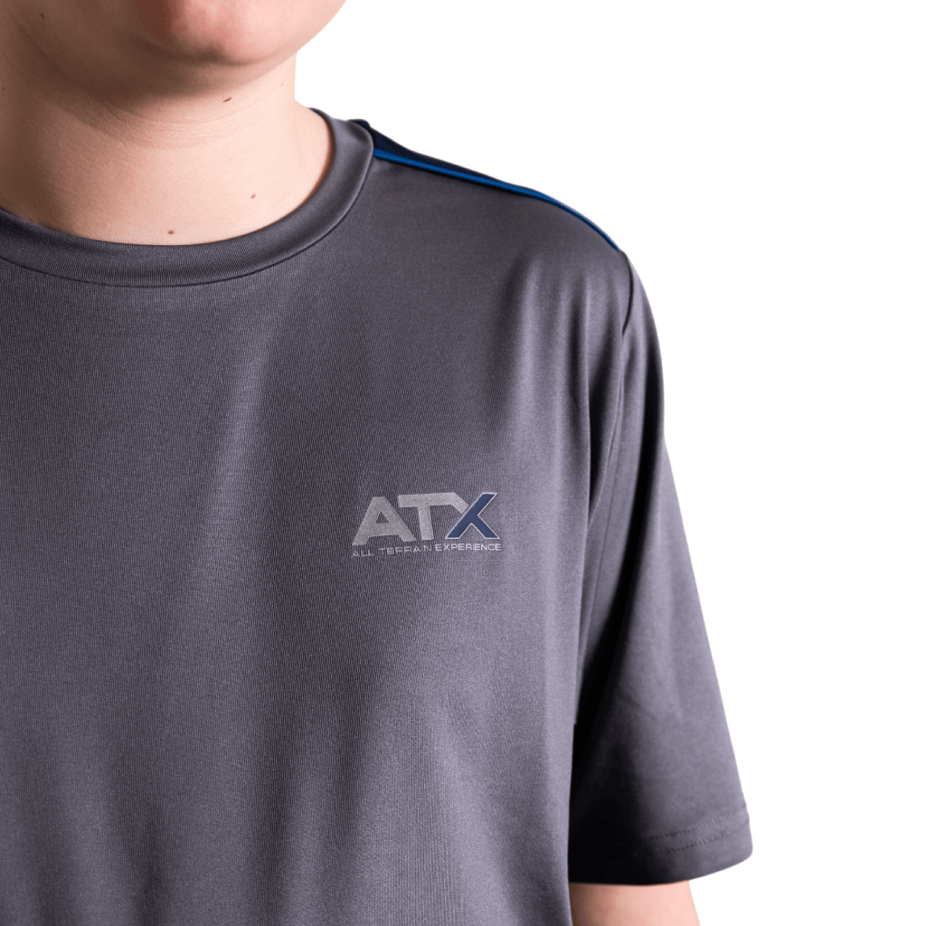 ATX Junior's 3 Piece Co Ord Set Dark Grey/Navy Jacket, T-Shirt & Pants