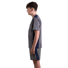 ATX Junior's 3 Piece Co Ord Set Dark Grey/Navy Jacket, T-Shirt & Pants