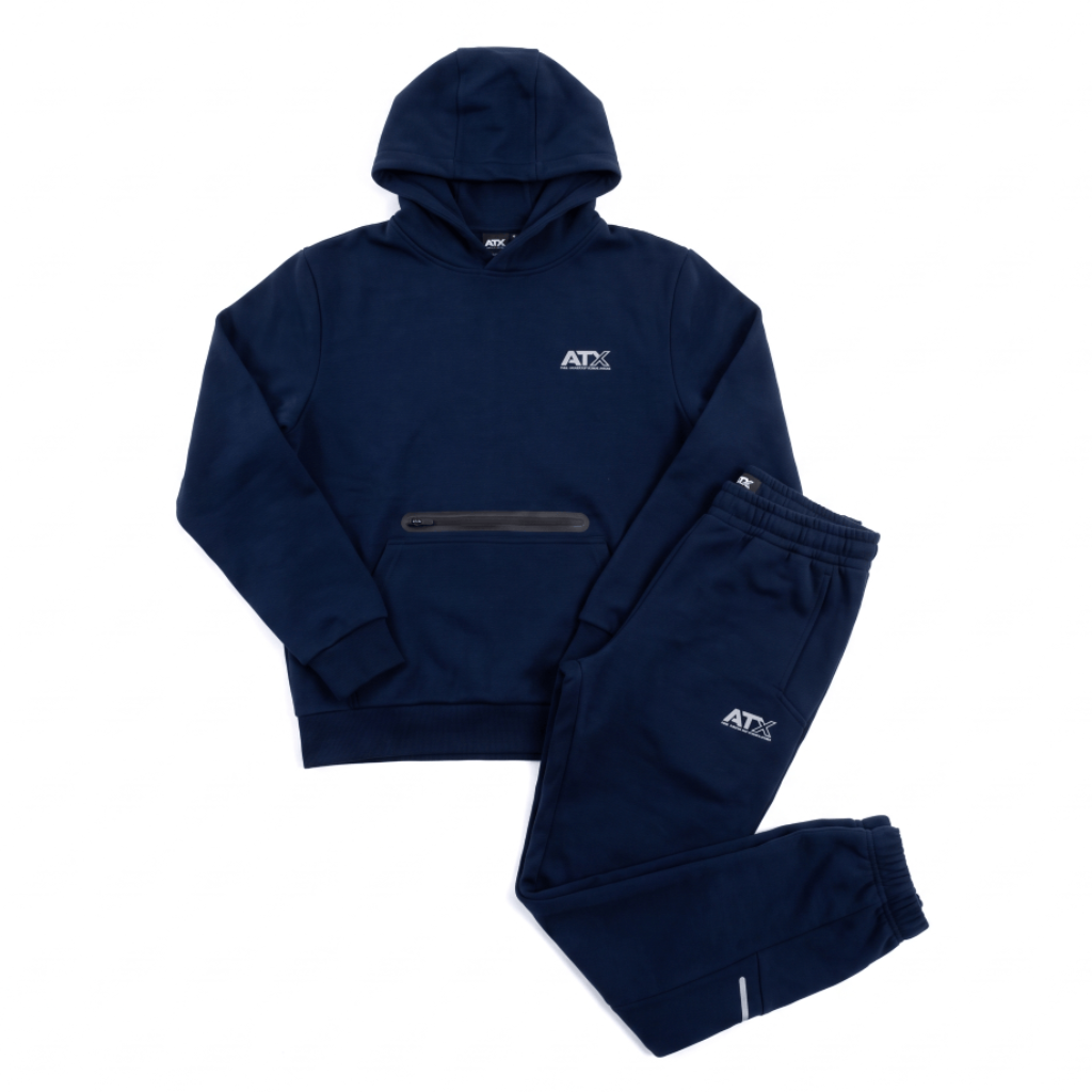 ATX Men's 2 Piece Co Ord Set Navy Hoodie & Pants