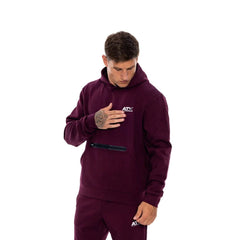 ATX Men's 2 Piece Co Ord Set Burgundy Hoodie & Pant