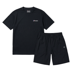 Berghaus Men's 2 Piece Co Ord Set Black T-Shirt & Shorts