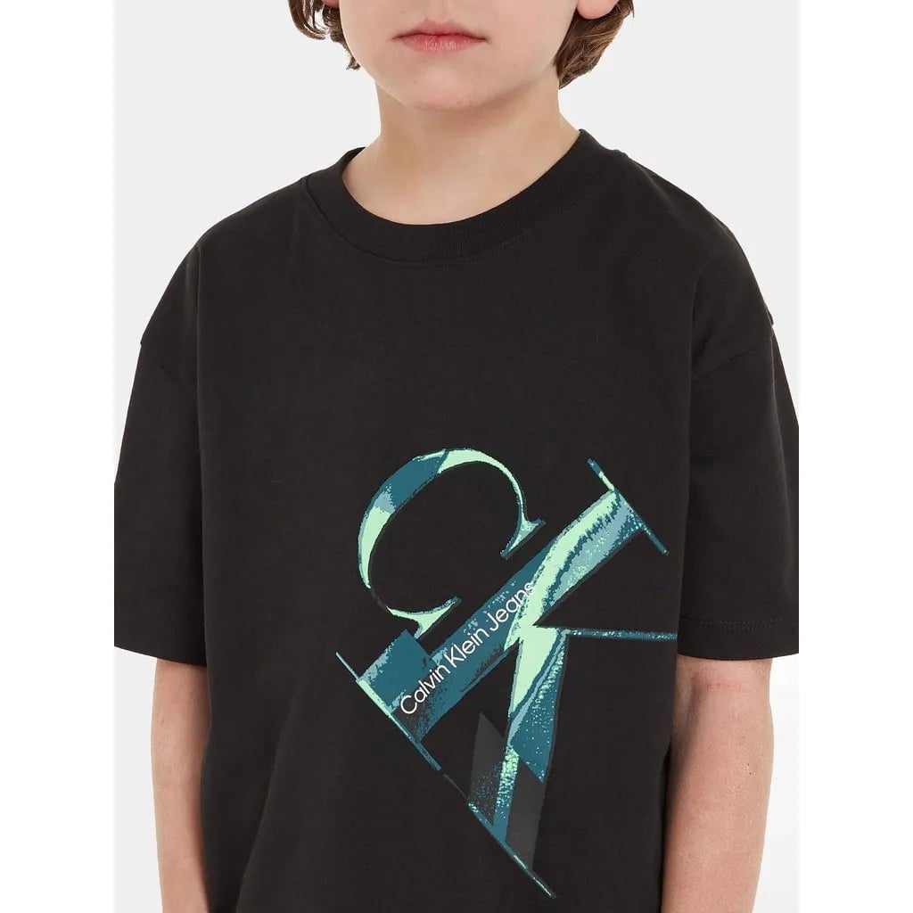 Calvin Klein Hyper Real Mono T-Shirt JuniorAlive & Dirty 