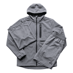 Flux Junior's 3 Piece Co Ord Set Slate Grey/Grey Jacket, T-Shirt & Shorts