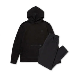 Flux Men's 2 Piece Co Ord Set Black Hoodie & Pant