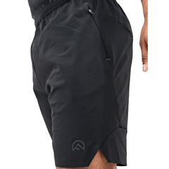 Flux Men's 2-Piece Co-Ord Set – Black   (T-Shirt & Shorts)