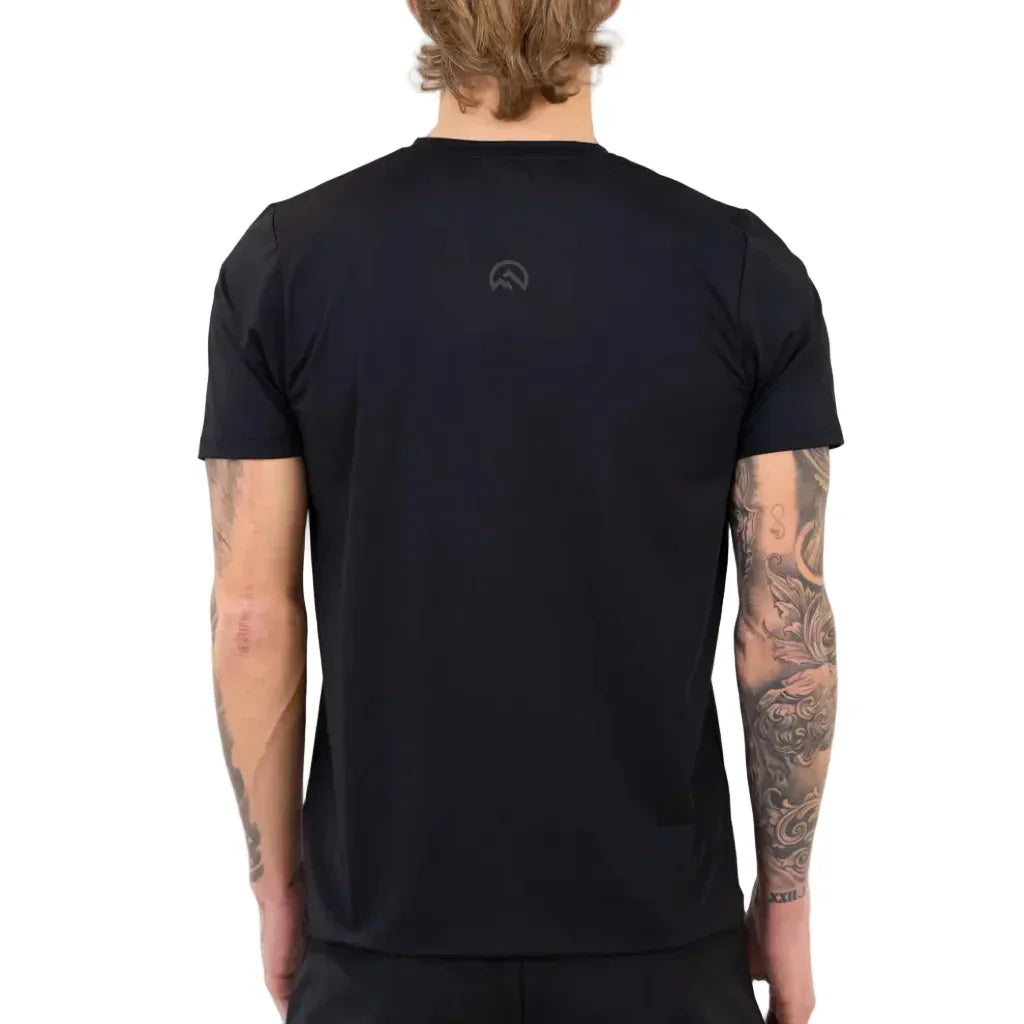 Flux Men's 2-Piece Co-Ord Set – Black   (T-Shirt & Shorts)