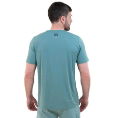 Flux Men's 2-Piece Co-Ord Set – Sage Green/Black   (T-Shirt & Shorts)