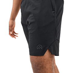 Flux Men's 3 Piece Co Ord Set Black/Grey Jacket, T-Shirt & Shorts