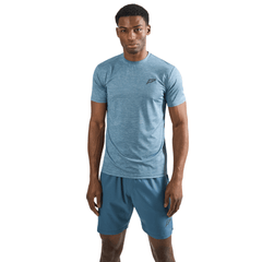 Frequency Men's 2-Piece Co-Ord Set – Imperial Blue   (T-Shirt & Shorts)