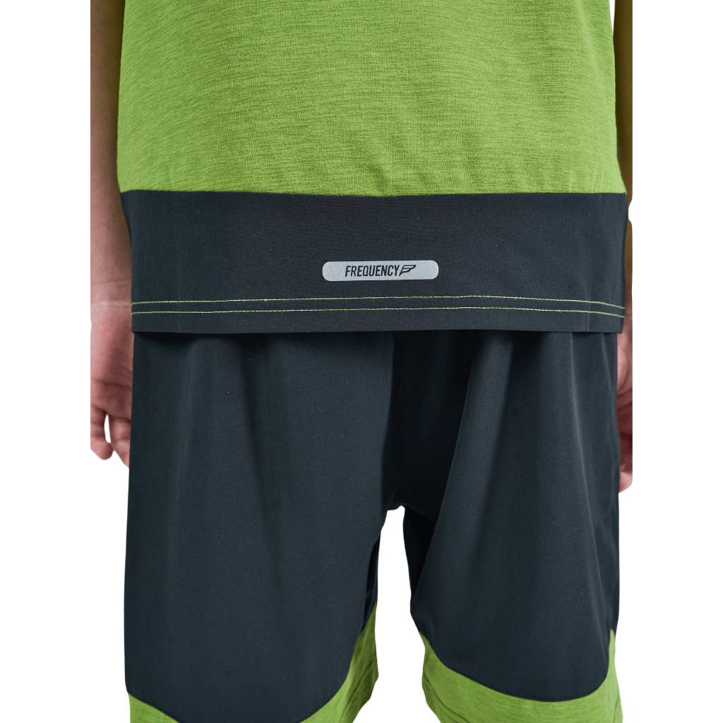 Frequency Junior's 2 Piece Co Ord Set Lime T-Shirt & Shorts