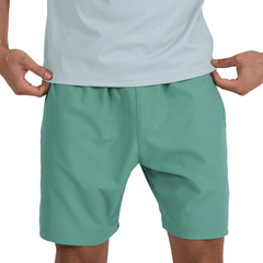 Frequency Men's 2 Piece Co Ord Set Green/Grey T-Shirt & Shorts