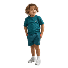 Frequency Infant's 2-Piece Co-Ord Set – Teal/Orange   (T-Shirt & Shorts)