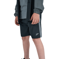 Frequency Junior's 3 Piece Co Ord Set Grey Jacket, T-Shirt & Shorts