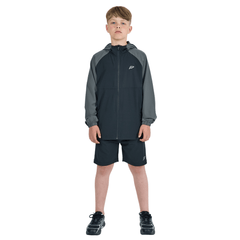 Frequency Junior's 3 Piece Co Ord Set Grey Jacket, T-Shirt & Shorts