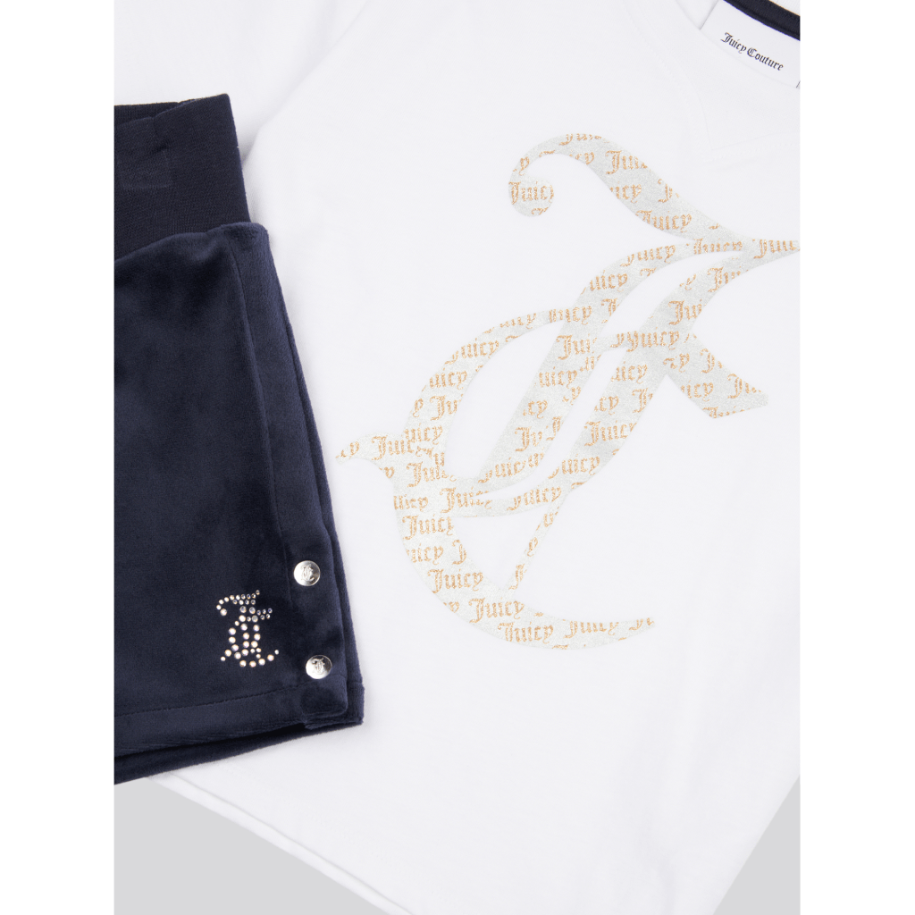 Juicy Couture Boxy Tee/Short Set Infant