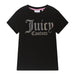 Juicy Couture Diamante Fitted Tee Junior