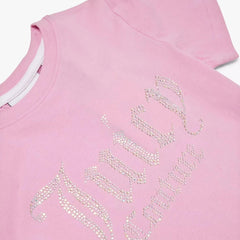 Juicy Couture Diamante Fitted Tee Junior