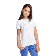 Juicy Couture Diamante Fitted Tee Junior