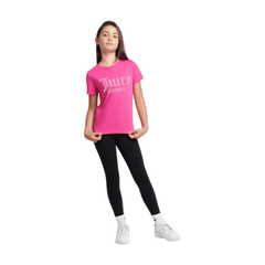Juicy Couture Diamante Fitted Tee Junior
