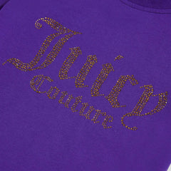 Juicy Couture Diamante Fitted Tee Junior