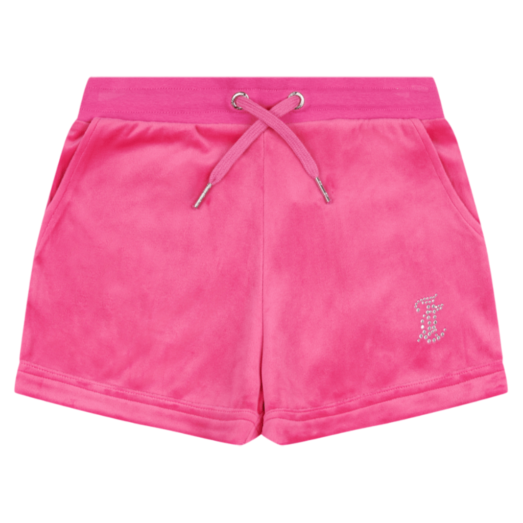 Juicy Couture Diamante Velour Short Junior