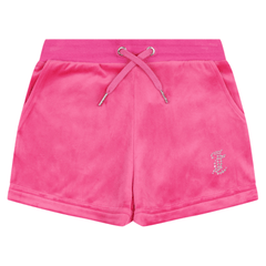 Juicy Couture Diamante Velour Short Junior